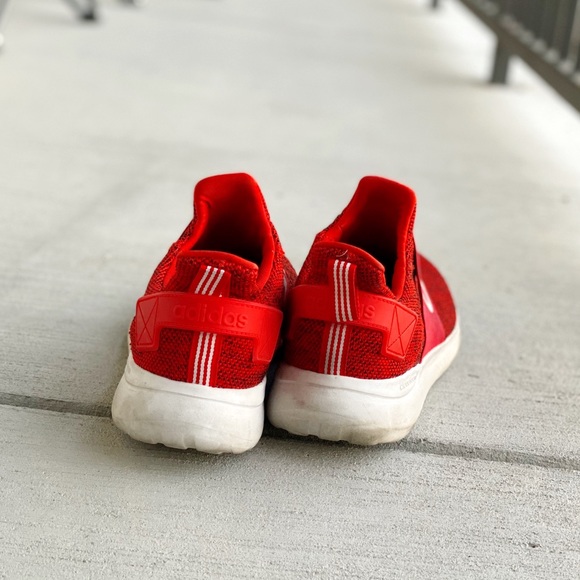 Adidas Red & White Cloudfoam Sneakers 1 - Picture 5 of 7